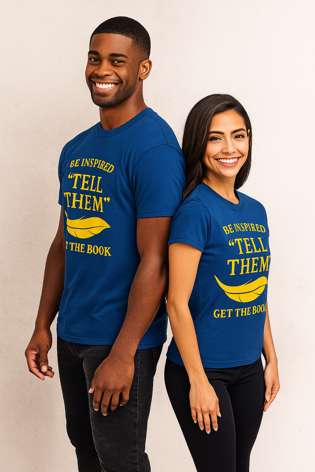 Soar Higher – “Tell Them” Blue Inspiration Tee - Image 2
